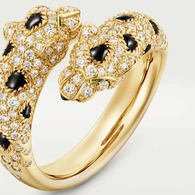 Inel Panthere De Cartier, semi-pavat