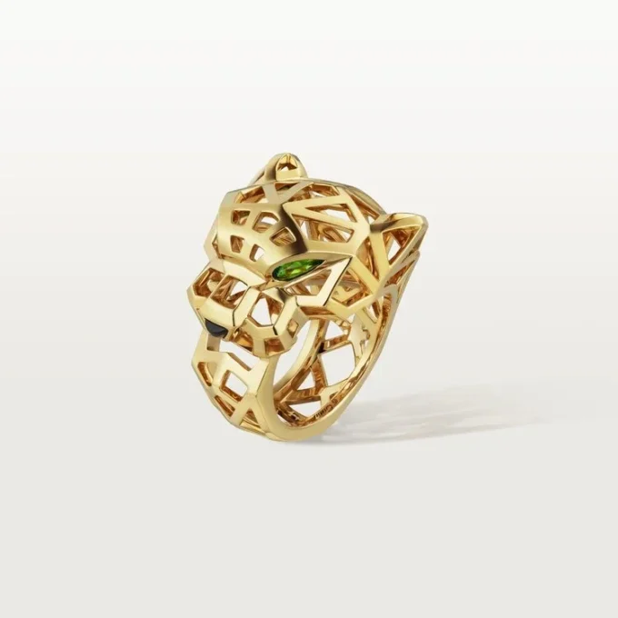 Inel Panthere De Cartier – Tsavorit și aur galben | Cartier SUA