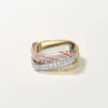 Inel Trinity Cushion, model clasic, pavat Inel Trinity Cushion, model clasic, pavat