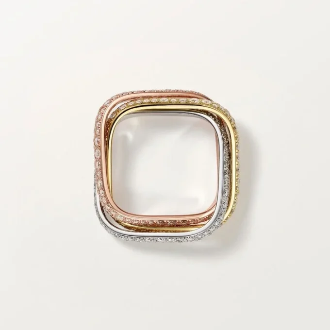 Inel Trinity Cushion, model clasic, pavat Inel Trinity Cushion, model clasic, pavat