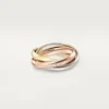 Inel Trinity din aur tricolor, model clasic | Cartier Us Inel Trinity din aur tricolor, model clasic | Cartier Us