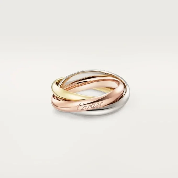 Inel Trinity din aur tricolor, model clasic | Cartier Us Inel Trinity din aur tricolor, model clasic | Cartier Us
