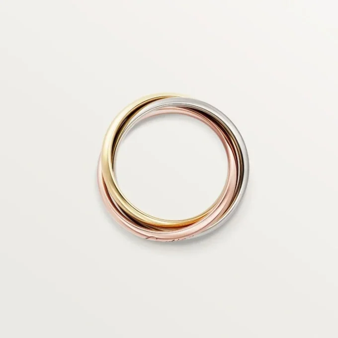 Inel Trinity din aur tricolor, model clasic | Cartier Us Inel Trinity din aur tricolor, model clasic | Cartier Us