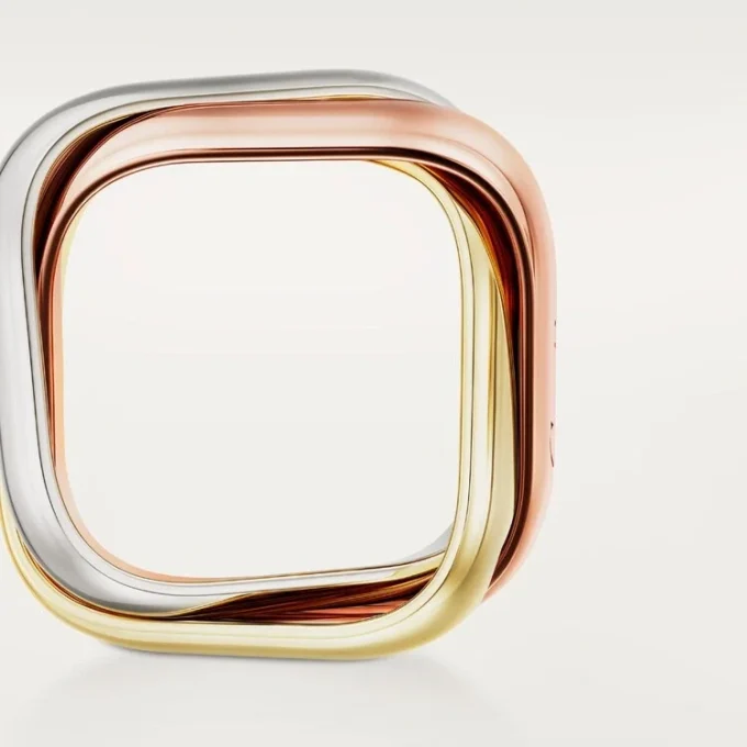 Inel Trinity, formă de pernă, model mare Inel Trinity, formă de pernă, model mare