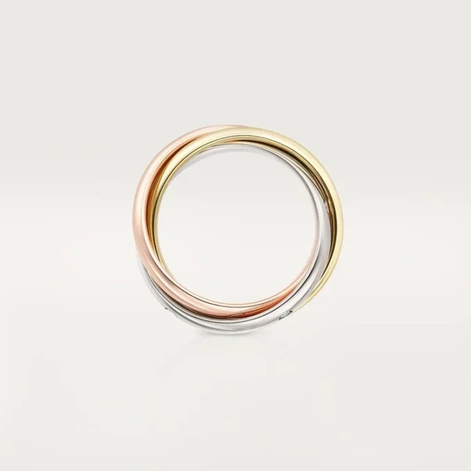 Inel Trinity, model clasic, 5 diamante Inel Trinity, model clasic, 5 diamante