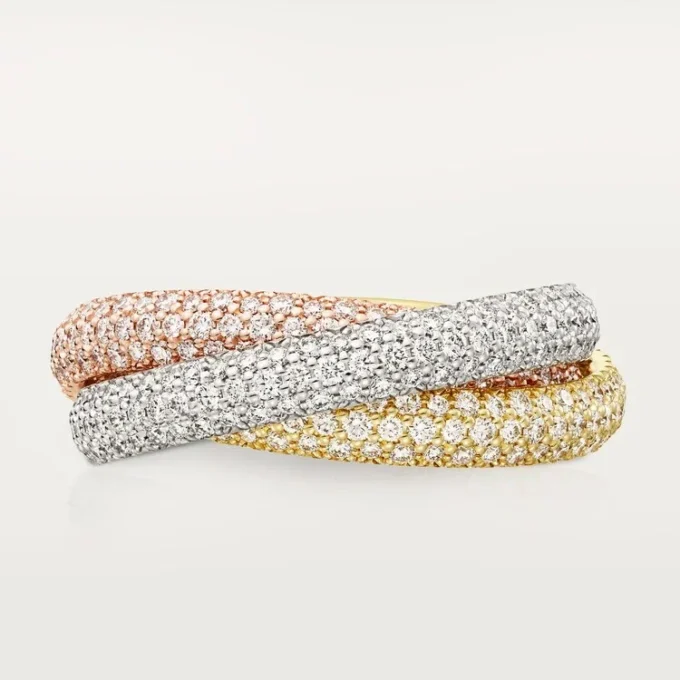 Inel Trinity, model clasic, pavat Inel Trinity, model clasic, pavat