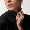 Inel Trinity, în formă de pernă, model clasic Inel Trinity, în formă de pernă, model clasic
