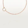 Juste Un Clou – Colier cu lanț cu diamante din aur roz | Cartier SUA