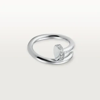 Juste Un Clou – Inel cu diamante din aur alb | Cartier SUA