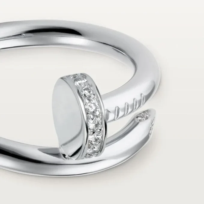 Juste Un Clou – Inel cu diamante din aur alb | Cartier SUA