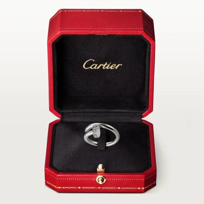 Juste Un Clou – Inel cu diamante din aur alb | Cartier SUA