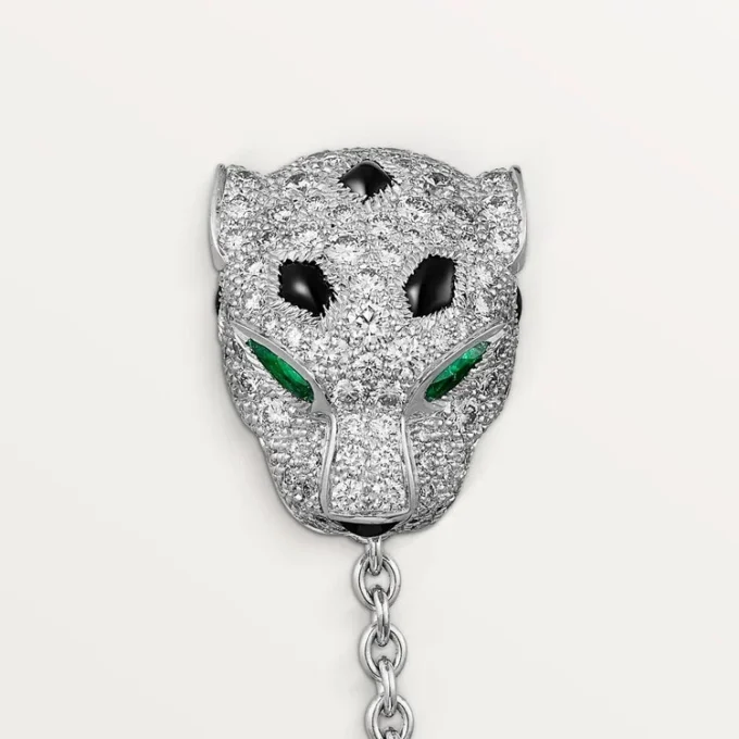 Panthere De Cartier Accesorii de eleganță masculină – Bijuterie de buzunar Panthere De Cartier cu diamante și aur – Cartier