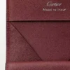 Portmoneu pătrat, Must De Cartier – Piele de vițel neagră, finisaj din oțel inoxidabil – Cartier