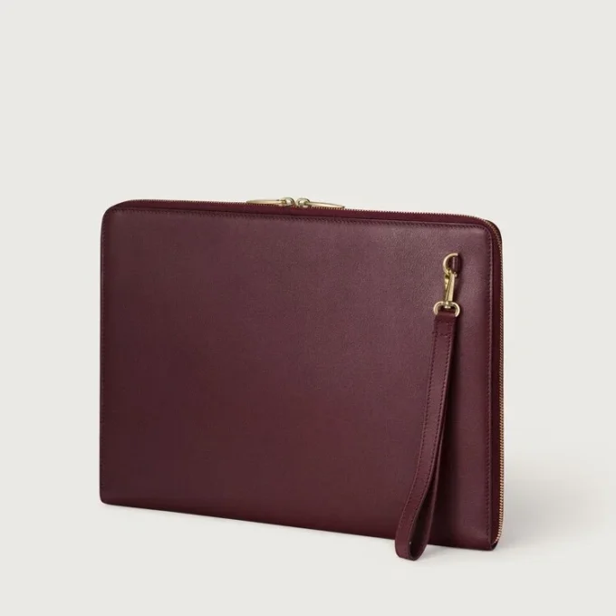 Portofoliu, Must De Cartier – Piele de vițel burgundă, finisaj auriu – Cartier