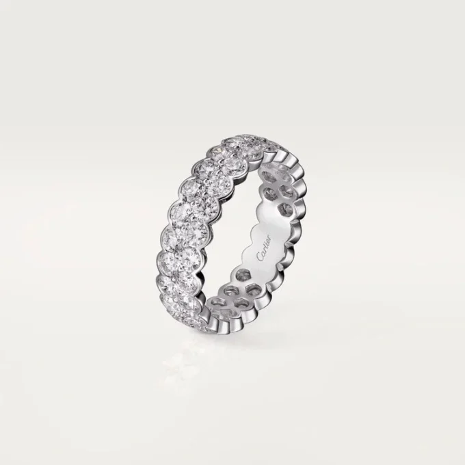 Verigheta Broderie De Cartier – Aur alb, Diamante – Cartier