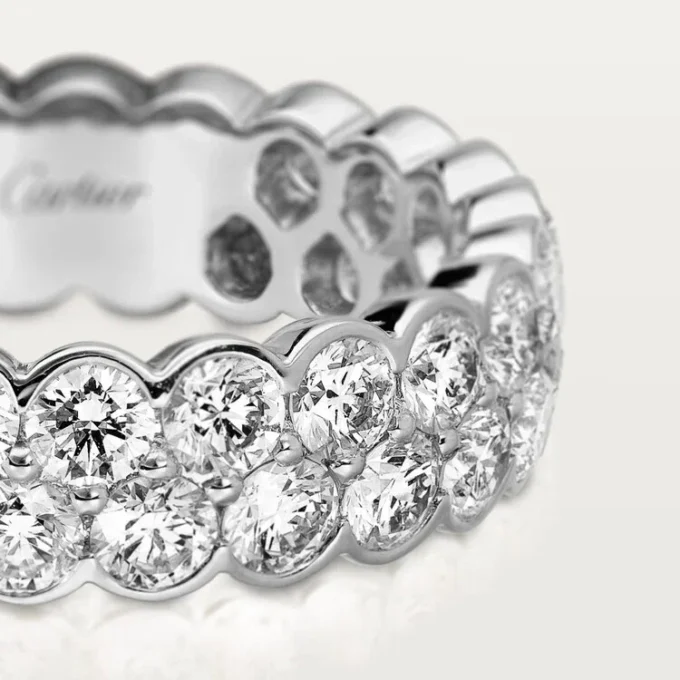 Verigheta Broderie De Cartier – Aur alb, Diamante – Cartier
