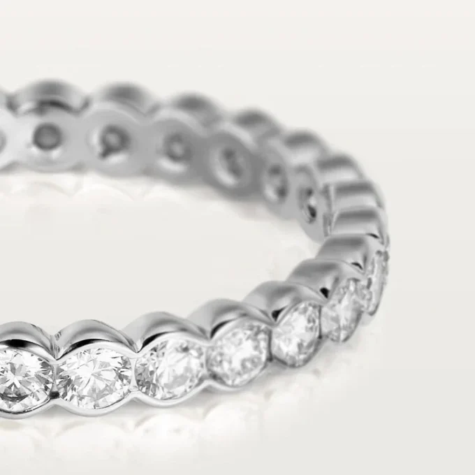 Verigheta Broderie De Cartier – Aur alb, Diamante – Cartier