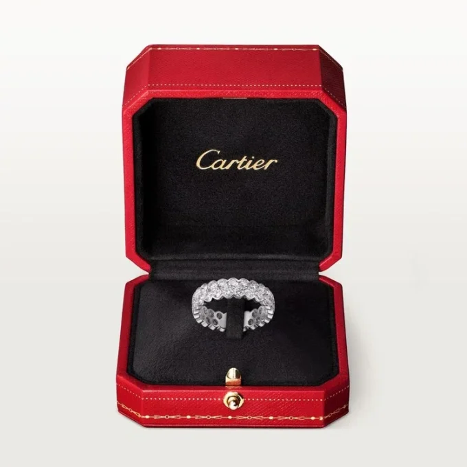 Verigheta Broderie De Cartier – Aur alb, Diamante – Cartier