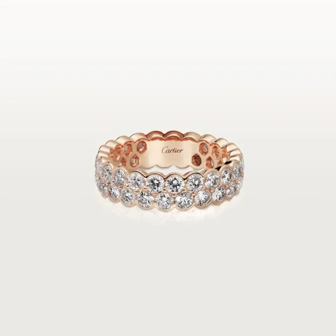 Verigheta Broderie De Cartier – Aur roz, Diamante – Cartier