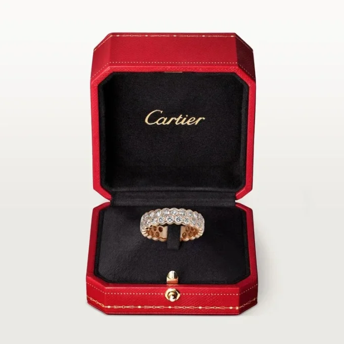 Verigheta Broderie De Cartier – Aur roz, Diamante – Cartier