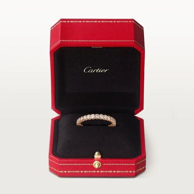 Verigheta Broderie De Cartier – Aur roz, Diamante – Cartier