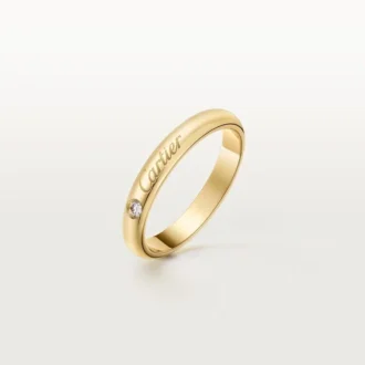 Verigheta C De Cartier, lățime 3 mm, 1 diamant