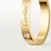 Verigheta C De Cartier, lățime 3 mm, 1 diamant