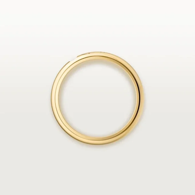 Verigheta C De Cartier, lățime 3 mm, 1 diamant