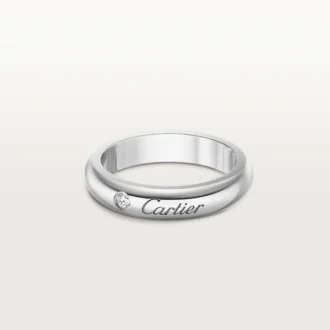 Verigheta C De Cartier, lățime 4 mm, 1 diamant
