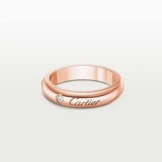 Verigheta C De Cartier, lățime 4 mm, 1 diamant