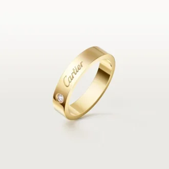 Verigheta C De Cartier, lățime 4 mm, 1 diamant