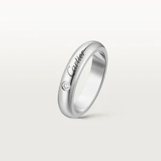 Verigheta C De Cartier, lățime 4 mm, 1 diamant