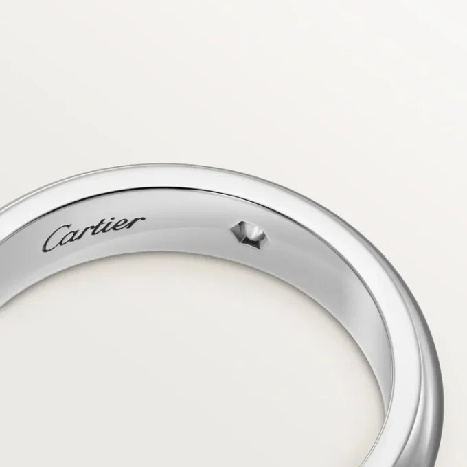 Verigheta C De Cartier, lățime 4 mm, 1 diamant