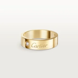 Verigheta C De Cartier, lățime 5 mm, 1 diamant