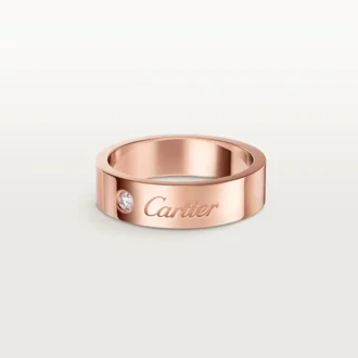 Verigheta C De Cartier, lățime 5 mm, 1 diamant