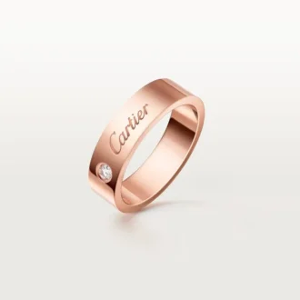 Verigheta C De Cartier, lățime 5 mm, 1 diamant