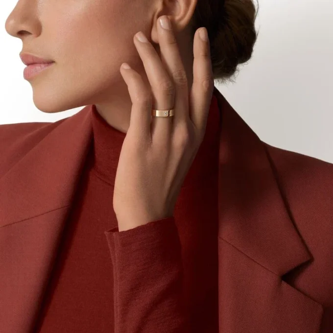 Verigheta C De Cartier, lățime 5 mm, 1 diamant