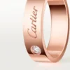 Verigheta C De Cartier, lățime 5 mm, 1 diamant