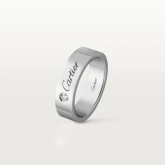 Verigheta C De Cartier – platină, diamante – Cartier