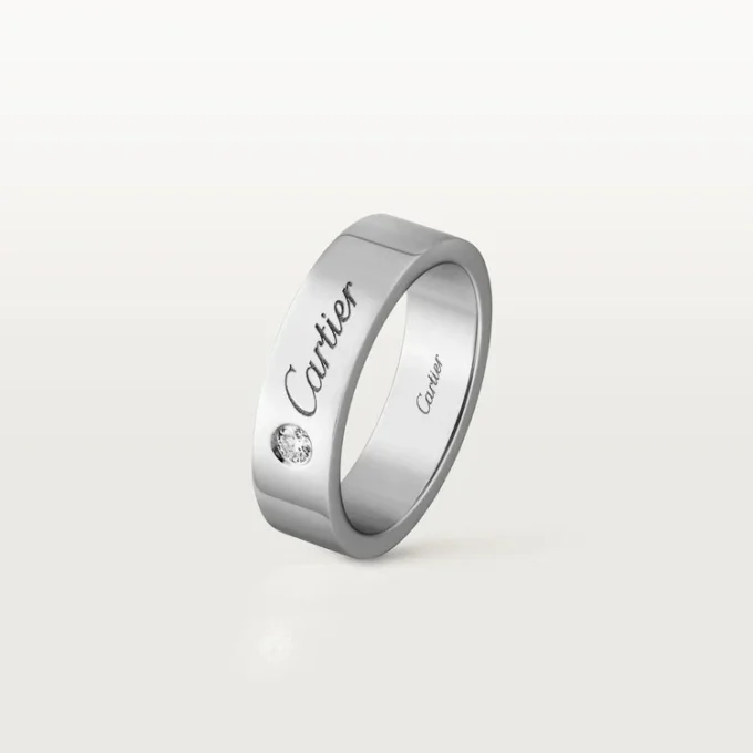Verigheta C De Cartier – platină, diamante – Cartier