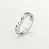 Verigheta C De Cartier – platină, diamante – Cartier