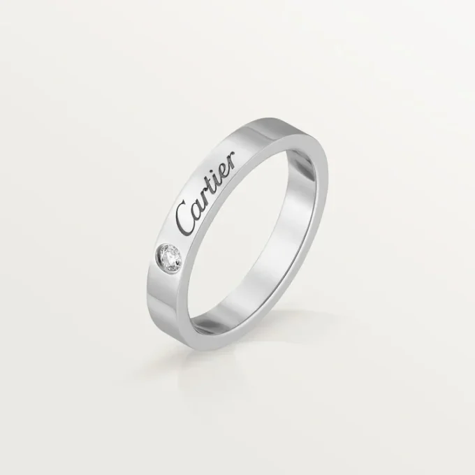Verigheta C De Cartier – platină, diamante – Cartier