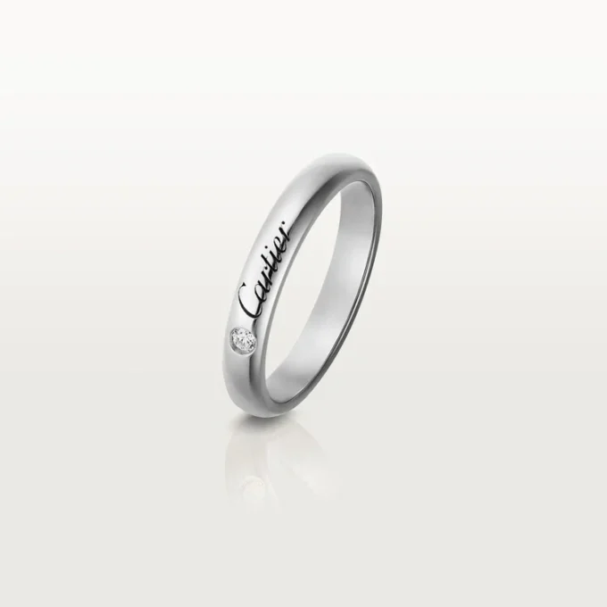Verigheta C De Cartier – platină, diamante – Cartier