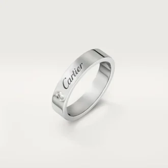 Verigheta C De Cartier – platină, diamante – Cartier