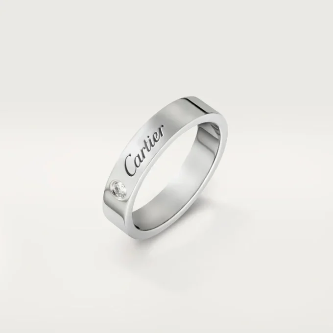 Verigheta C De Cartier – platină, diamante – Cartier