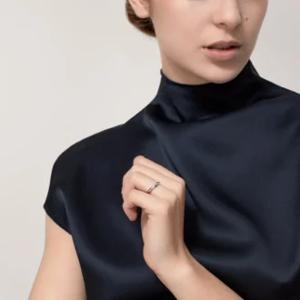 Verigheta C De Cartier – platină, diamante – Cartier