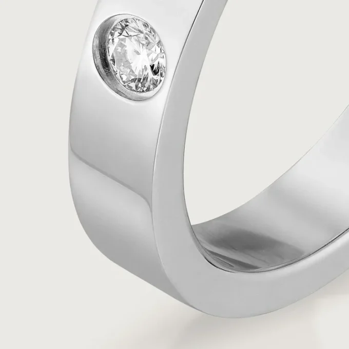 Verigheta C De Cartier – platină, diamante – Cartier