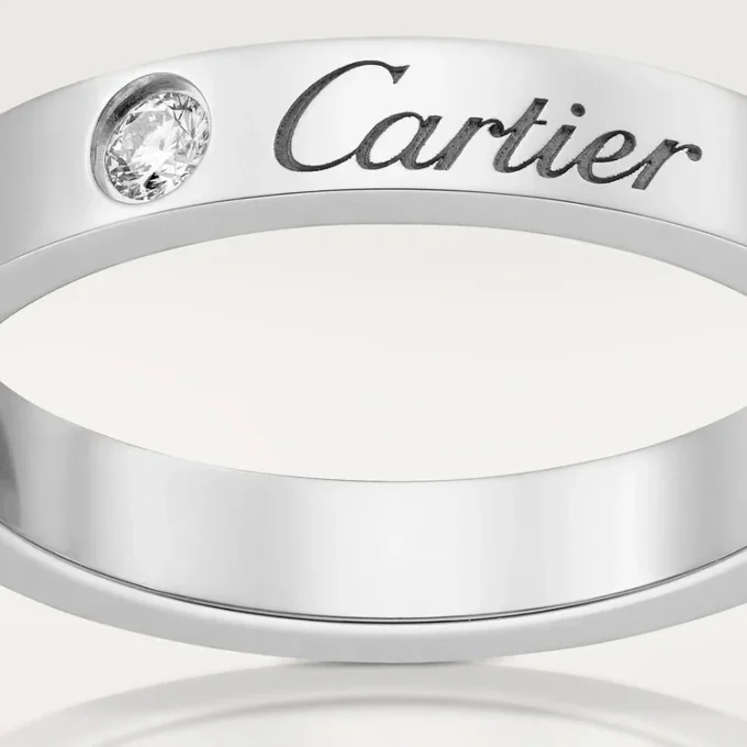 Verigheta C De Cartier – platină, diamante – Cartier