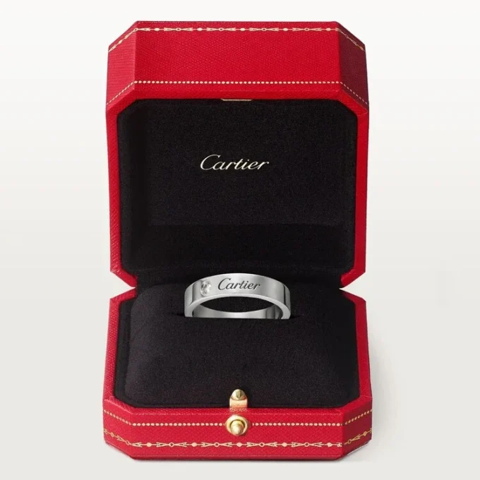 Verigheta C De Cartier – platină, diamante – Cartier
