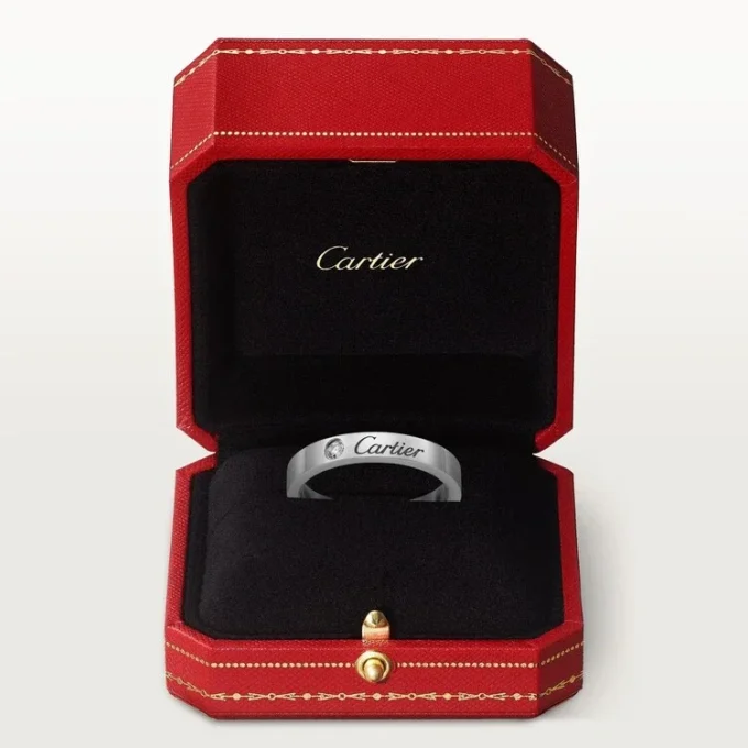 Verigheta C De Cartier – platină, diamante – Cartier